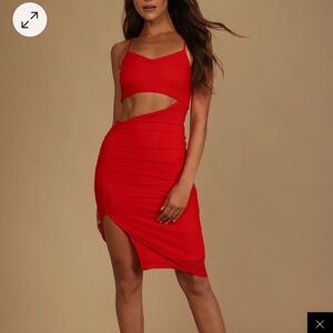 NWT Lulus Cutout Dress